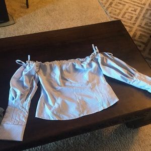 Off the shoulder blouse